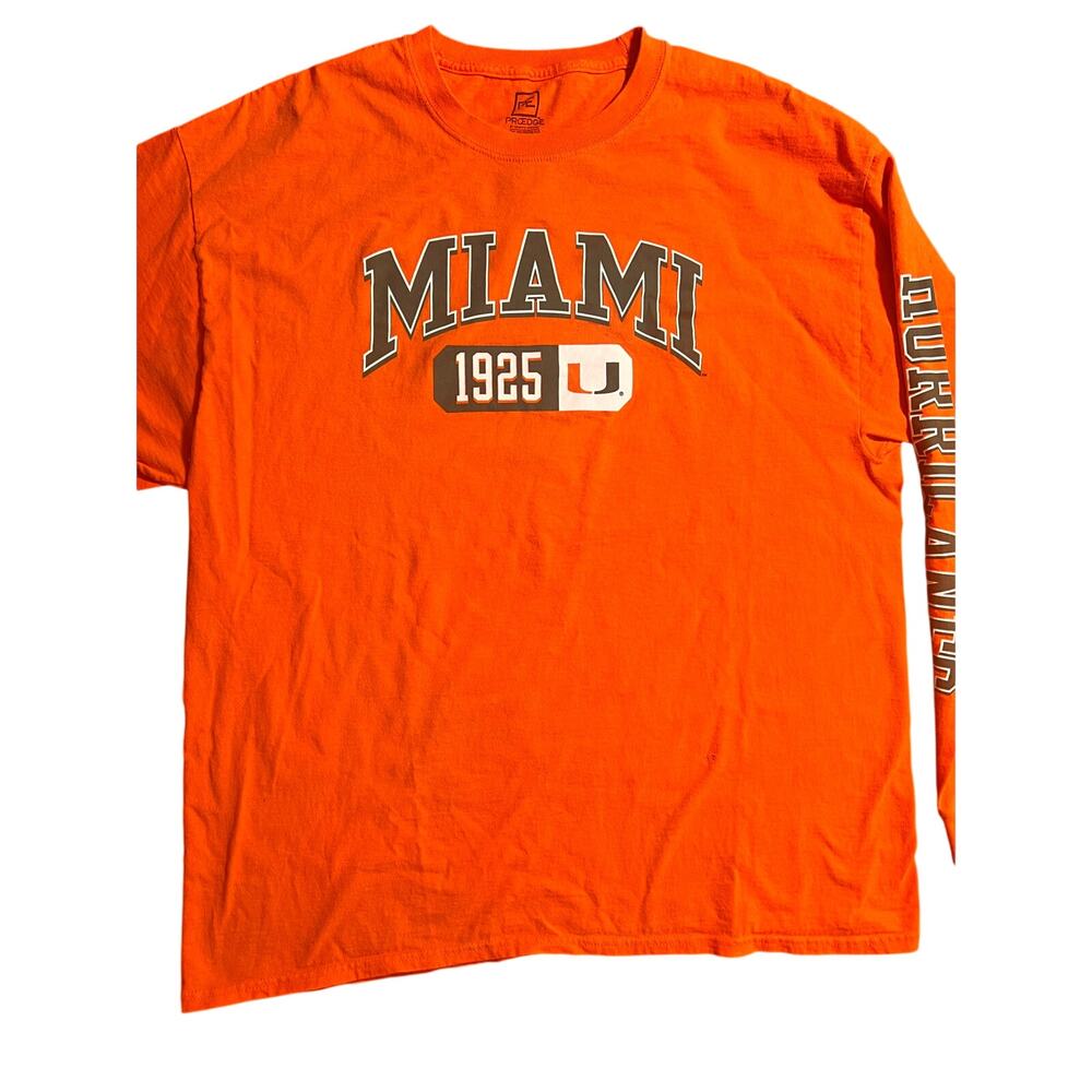 Miami Hurricanes Long Sleeve Football Shirt
